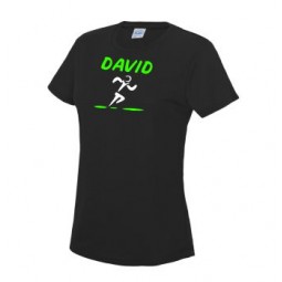 Women's Short Sleeve Tech Tee With Name